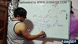 teacher and student explore sexual math in bedroom