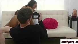 Wow, Conor Coxxx fucks sexy big booty teen behind scenes!