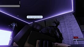 Roblox goth slut gets fucked by bbc bull and turned into a bbc whore