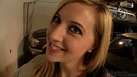 Real Amateur Blonde Student Gets Fucked Hard!