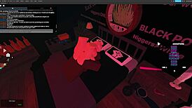 Blonde bitch endures rough deepthroat and monster cock fucking in roblox studio