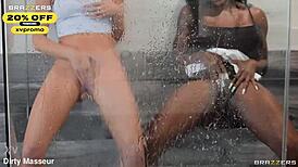 this squirting threesome features adriana chechik riley reid sophie dee