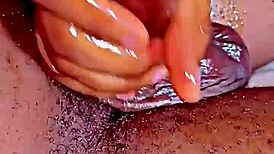 Apmgang receiving a hand job from skilled hands