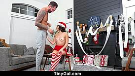 Tiny elf aria valencia goes all in with monster cock