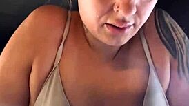 loira cute young girl trains at gym on halloween dressed as gta whore cleavage turns on bodybuilders watching