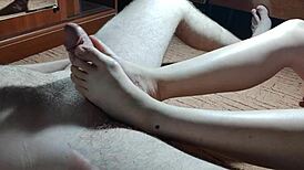 Jerk off to my asian legs needing cum 💦. They are so sexy in panties.