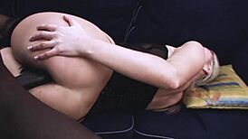 jizzorama - interracial anal destruction on blonde