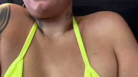 Wet Pussy At Gym Thong Workout!