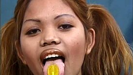 Young Asian Babe Makes Him Cum Hard!