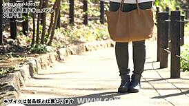 Chisato Oshima's first time as a wife feeling the creampie deeply in doggystyle