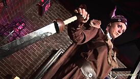 Riding and sucking cock pleases her most.