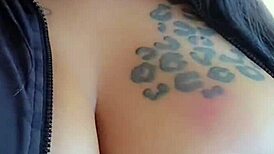 Blackvelvet gets caught playing with her kitty and tits