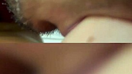 I kissed my husband passionately and licked his wet pussy before the biker arrived.