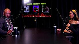 morena rips clothes in wild stripper show, flashing big tits 😍