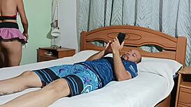 when i fuck my stepbrother, i love his thick cock so much