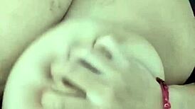 Boyfriend Plays With Huge Natural Tits Intensely