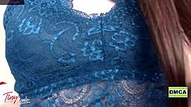 webcam model mia dances privately, leading to squirting and bent over action