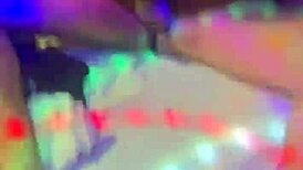 Young wife sits on big cock for husband