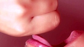 Japanese Wife Cheats With Close-Up Cum In Mouth