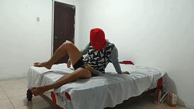 American Man with Small Penis Struggles in Odd Masturbation Attempt