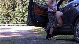 Fucked A Fellow Traveler On The Road 2