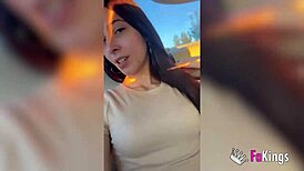 Petite woman squeezes 10-inch cock hard, sofia sweet secrett nymphomaniac in public bath. Natural tits flashing monster cock deepthroat.