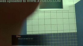 Bound family play in bondage game