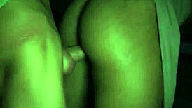 big ass arab says, 'drop that booty for anal blowjob'