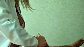 Beautiful masseuse shocked by huge cock