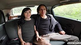 my first porn scene fucking with a big dick in a car