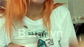 Sexo anal com gozada dentro with young 18+ redhead.