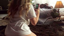 Latina Girl's First Interracial Quickie Fuck With Bodybuilder Roommate