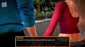 my new family game with blonde