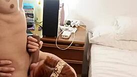 Tattooed Brooklyn Chase Rides Hard Cock with Busty Power