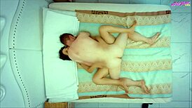 real sensual missionary sex with a passionate brunette housewife in intimate moments