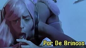 does she like playing with her pussy using an anal plug?