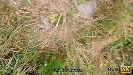 cuckold lets stranger fuck cute girlfriend liliane outdoors