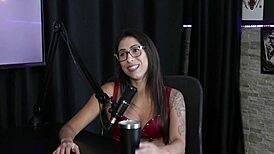 Luciana picchi in sheer red, first group sex experience gone wrong