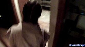 Dr Tampa Boldly Locks Up Broad Naomi Alice with Handcuffs in Florida Backstage Scene