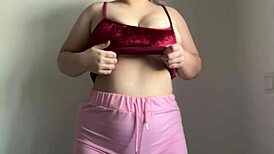 I Need Help Stretching My Big Ass And Tits For Daddy's Big Cock