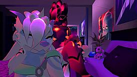 uhh my first time as a furry in vrchat felt kinda awkward but fun