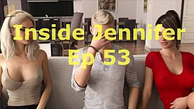 What's inside Jennifer in episode 53?