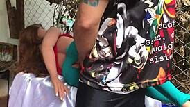 She lied to give up her ass and ended up taking a huge sex toy dildo right in there!