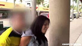 i stole a bikini and got detained for foot job