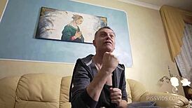 Giulia Diamond wants to be a Legalporno star in this piss version, oh god!