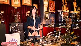 No Panties Interview At Erotic Museum