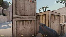 Is this Counter player getting blown by a newbie? Watch the big cock action!