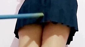 convinced my niece to fuck outdoors, filled her pussy with cum 😈