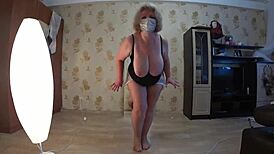 Mature lesbian shows off her forms while girlfriend rides milf in cowgirl and reverse cowgirl poses pov