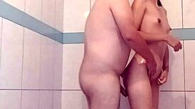 Boyfriend Arrives Tired, I Give Him Wet Bath And Convince Him To Penetrate Me!